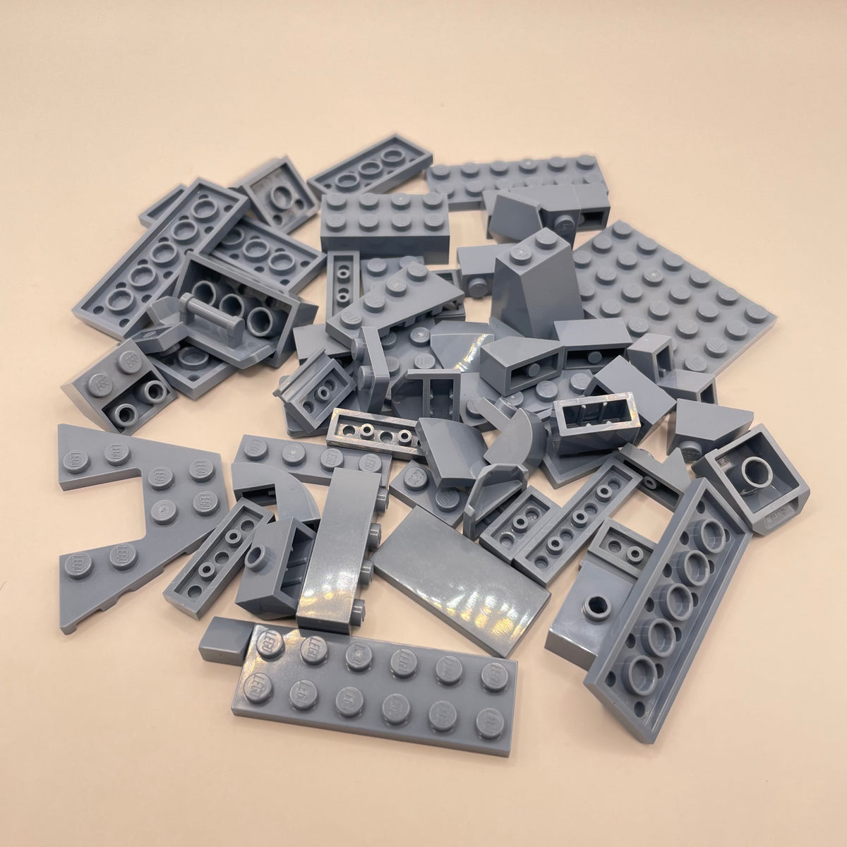 LEGO Sand Blue, Mixed Pieces, Approx. 50g