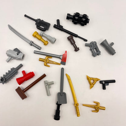 LEGO Tools/Weapons, Minifigure Accessories, 20 Pieces