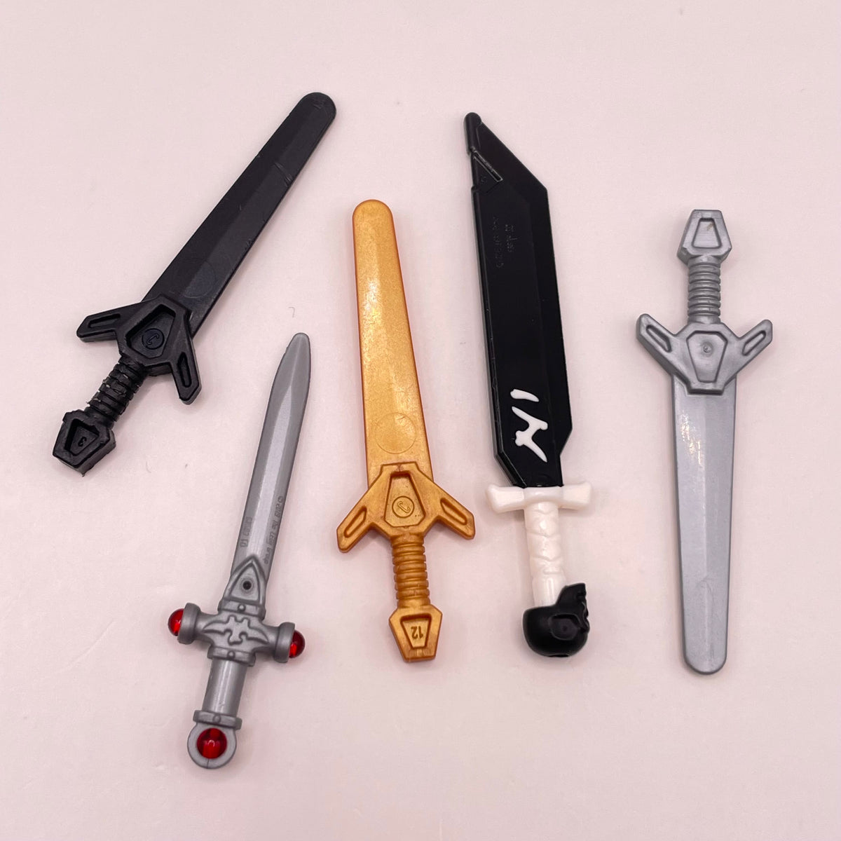 LEGO Fancy Swords, Castle, Minifigure, 5 Pieces