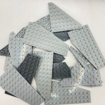 LEGO Wings, Plates, Light Bluish Grey, Approx. 90g