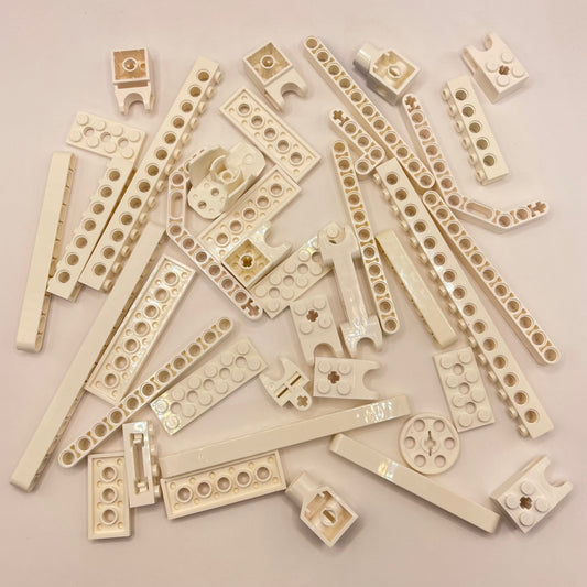 LEGO Technic, White, Approx. 100g