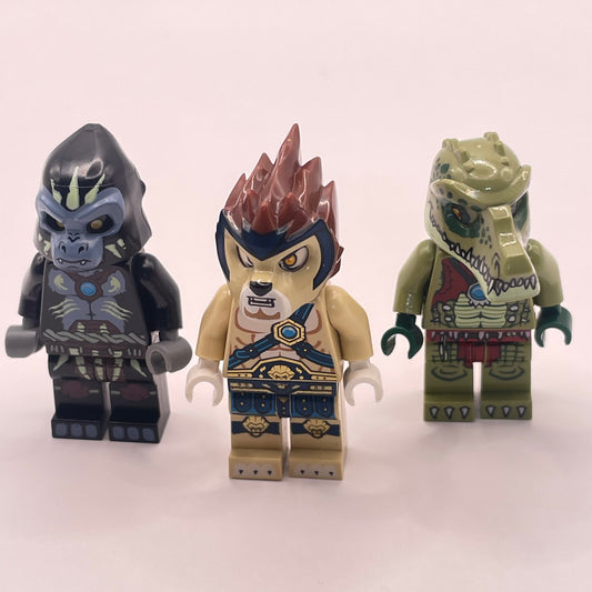 LEG0 Play Pack, Legends of Chima, Minifigure, (3 Pack)