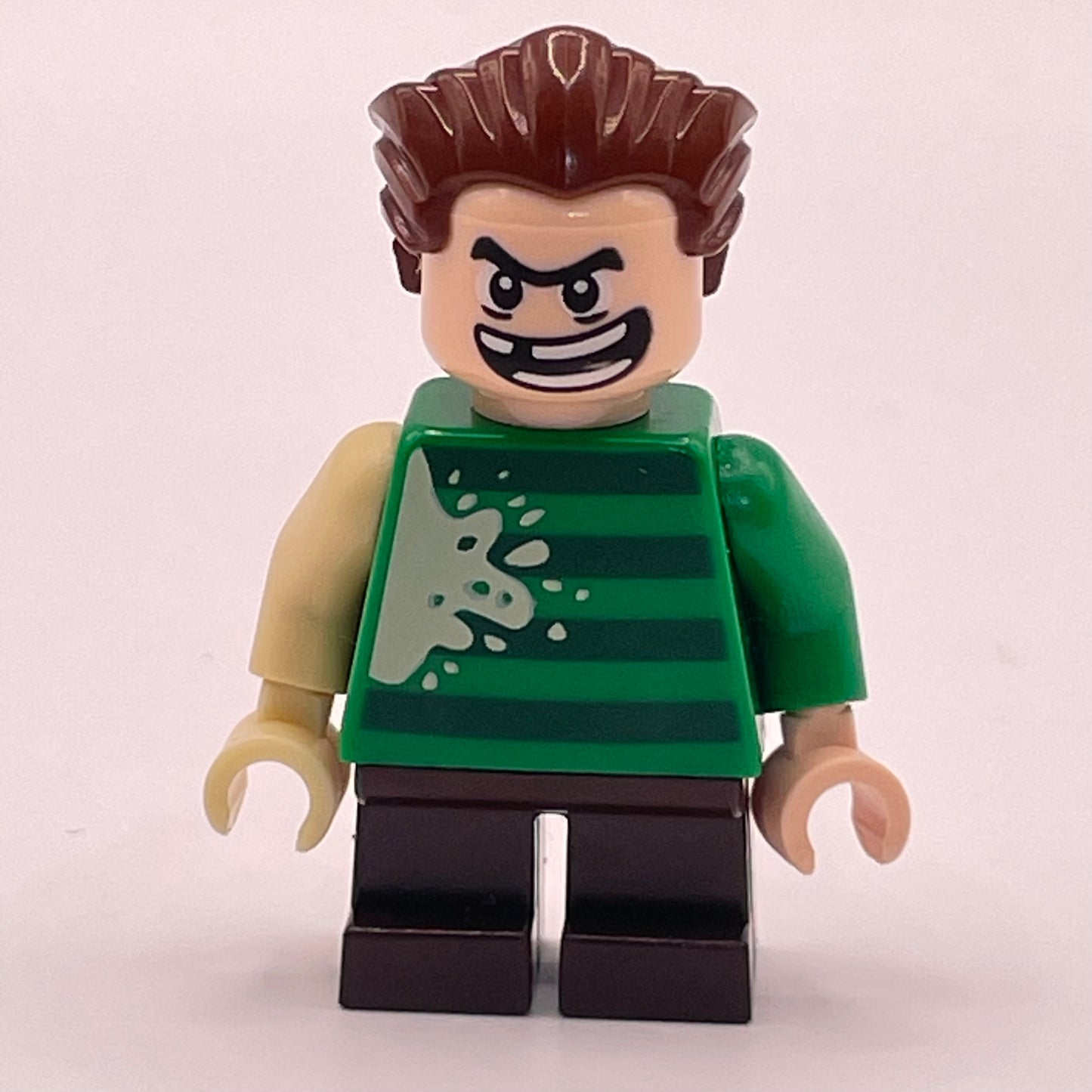 LEGO Sandman - Short Legs, Super Heroes, Minifigure, (sh0480) Worn