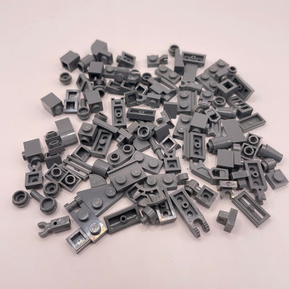 LEGO Greebling, Dark Bluish Grey, 100 Pieces
