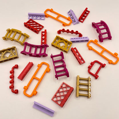 LEGO Fences, Mixed Colours, Building, Approx. 30g