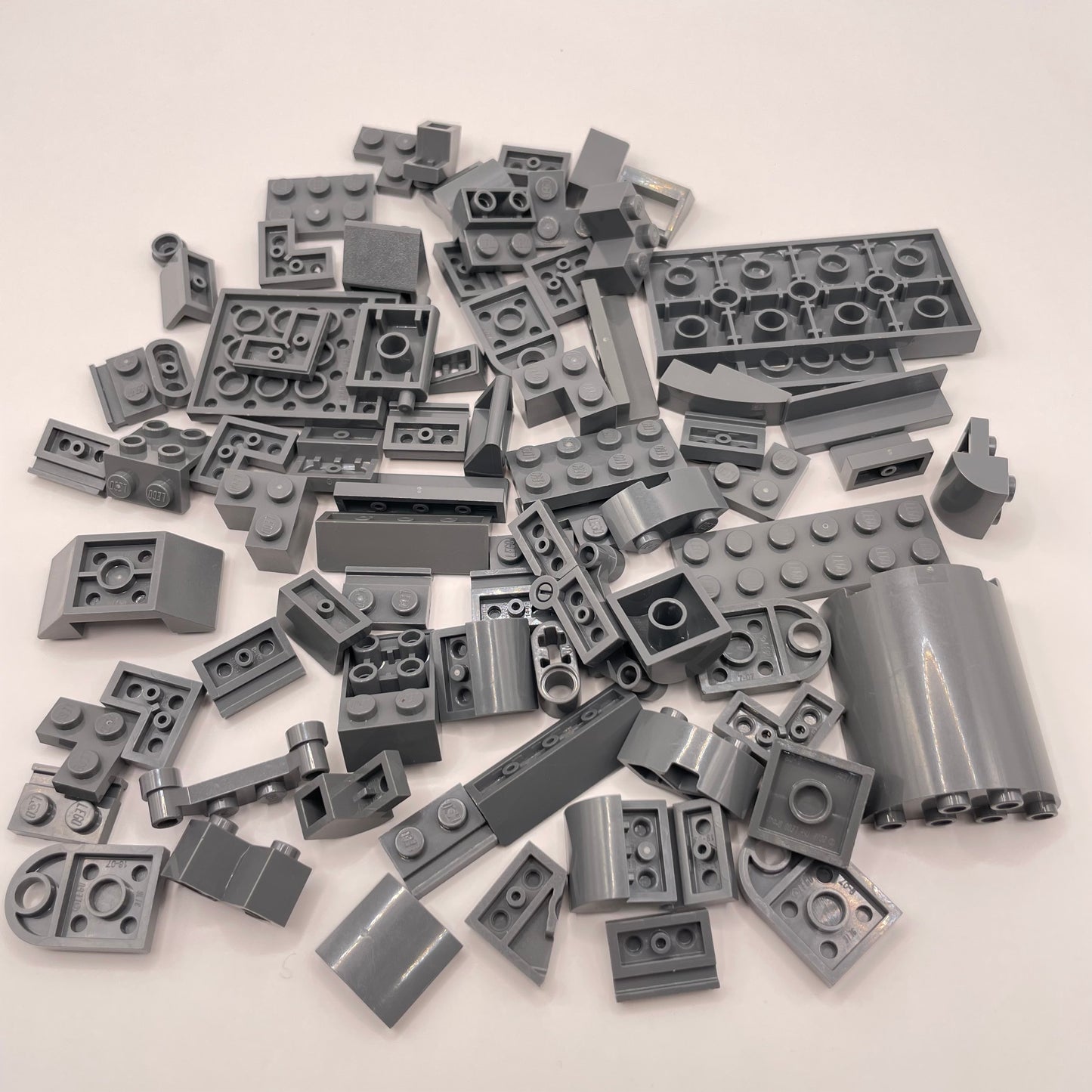LEGO Mixed Bricks, Dark Bluish Grey, Approx. 60g