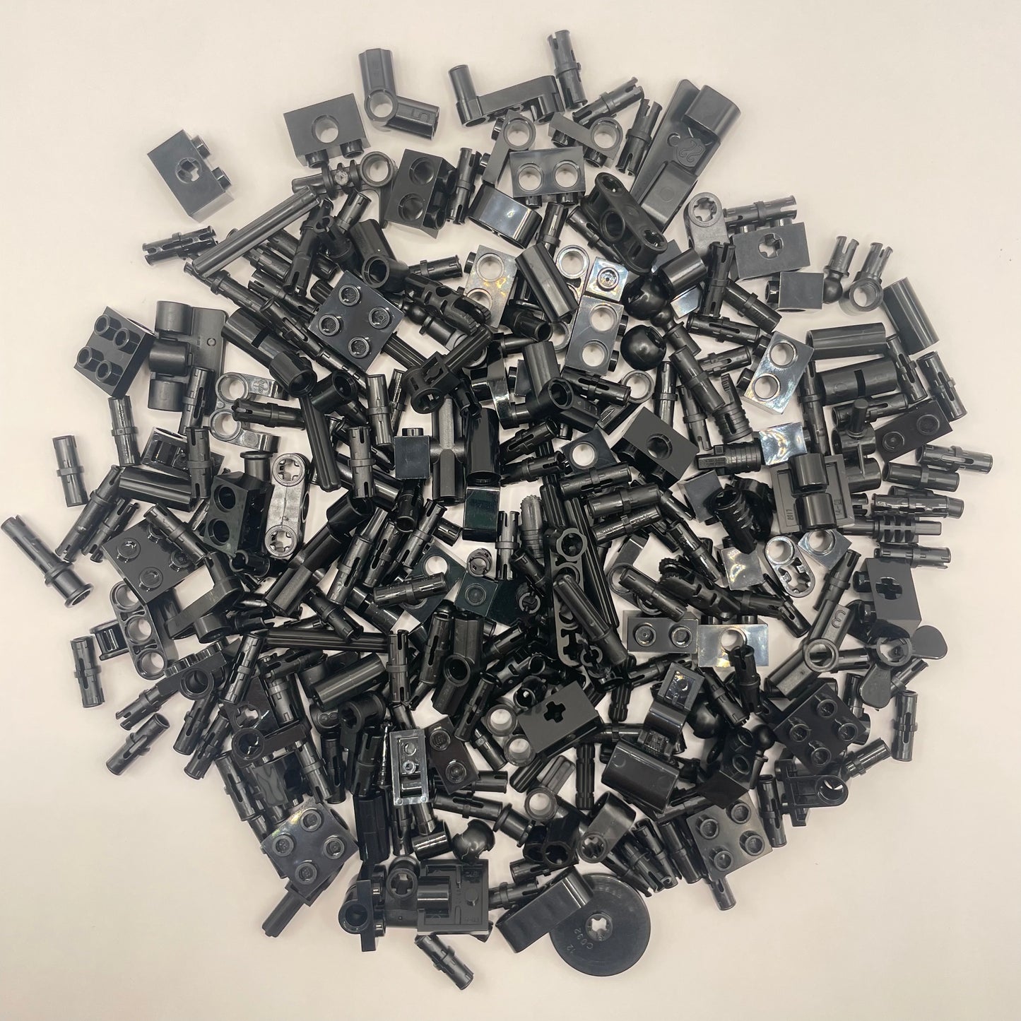 LEGO Technic With pins, Small, Black, Approx. 100g
