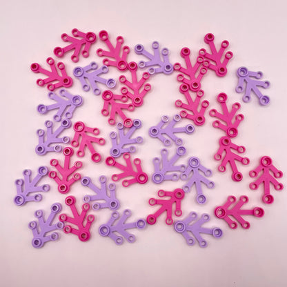 LEGO Small Leaves, Pink and Purple, 30 Pieces