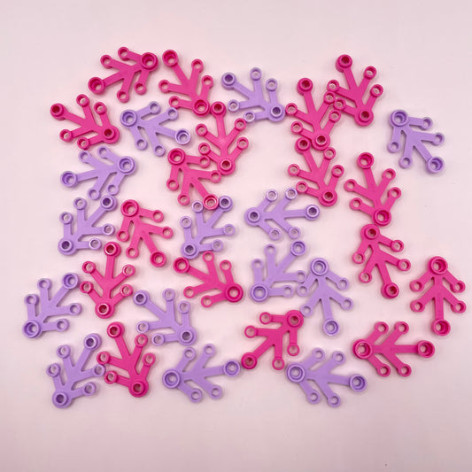 LEGO Small Leaves, Pink and Purple, 30 Pieces