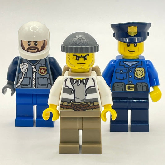 LEGO Police and Robbers, City, Minifigures (pack of 3)