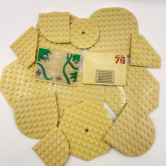 LEGO Wings and Odd Shape Plates, Tan, Approx. 110g