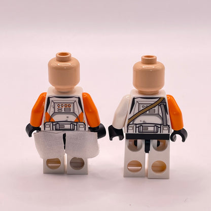 LEGO Clone Trooper, 212th Attack Battalion, Star Wars, Minifigure, (2 pack) incomplete