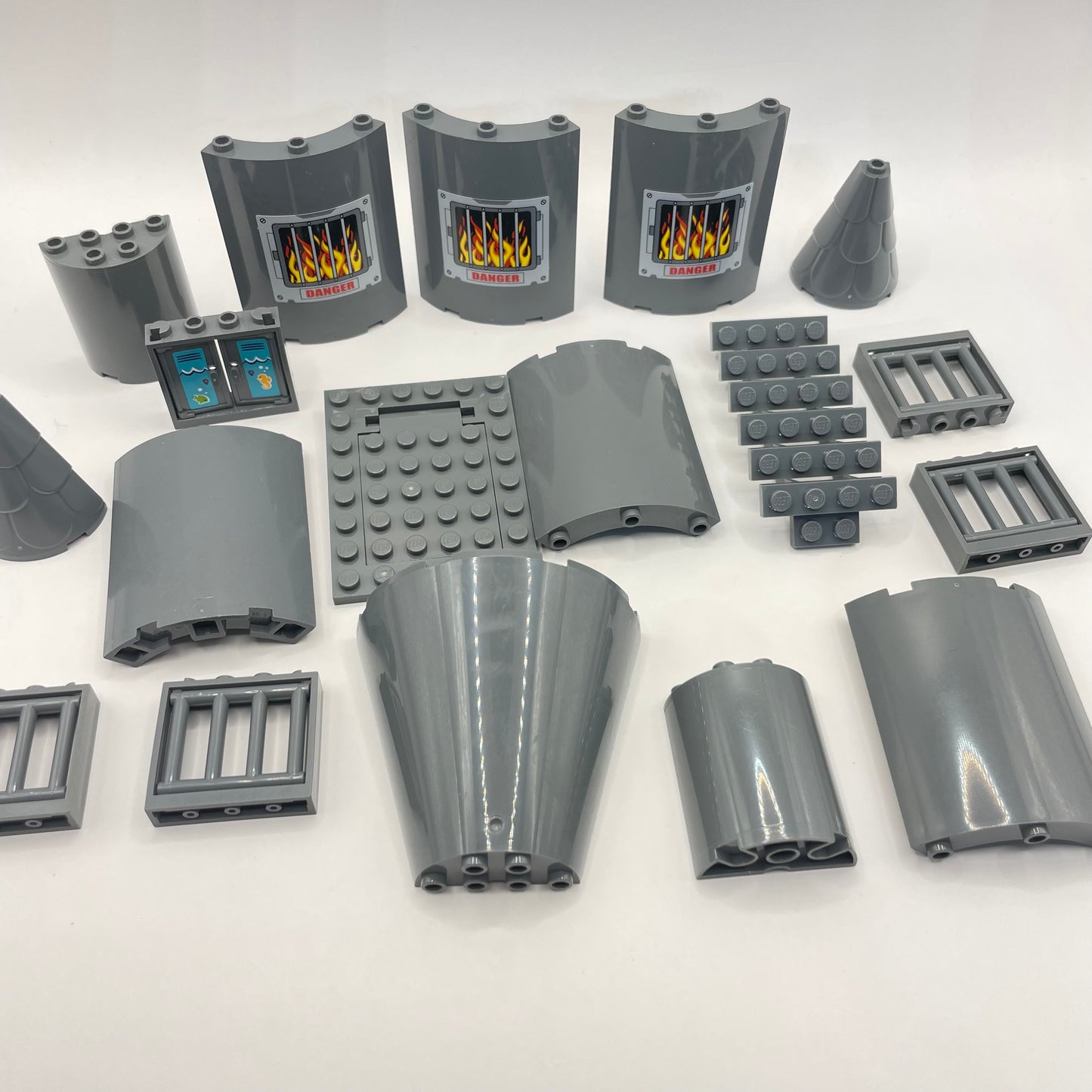 LEGO Dark Bluish Grey, Building, Approx. 80g