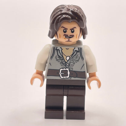 LEGO Will Turner, Pirates of the Caribbean, Minifigure (poc026) wrong hair
