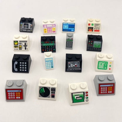 LEGO Prints and Stickers, Computer Screens, 16 Pieces