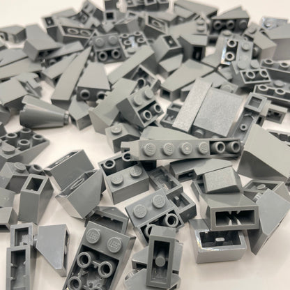 LEGO Slopes, Dark Bluish Grey, Approx. 110g