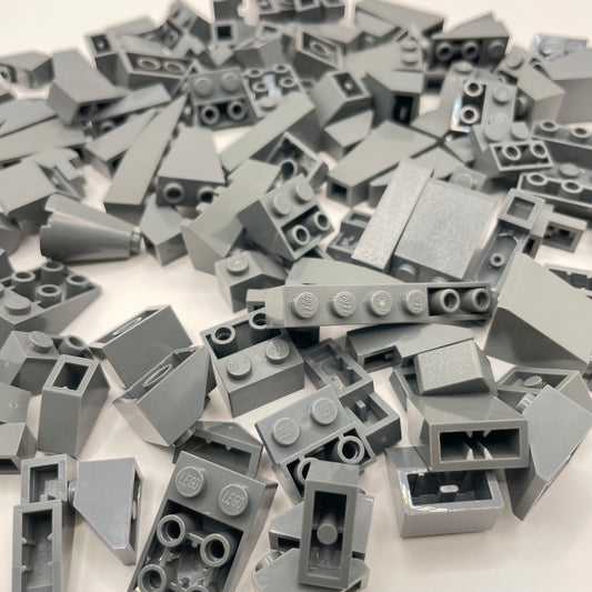 LEGO Slopes, Dark Bluish Grey, Approx. 110g