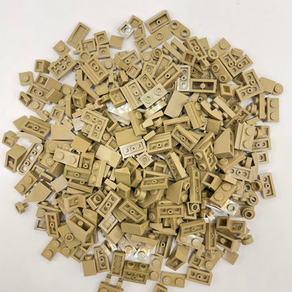 LEGO Greebling, Dark Tan, Approx. 100g