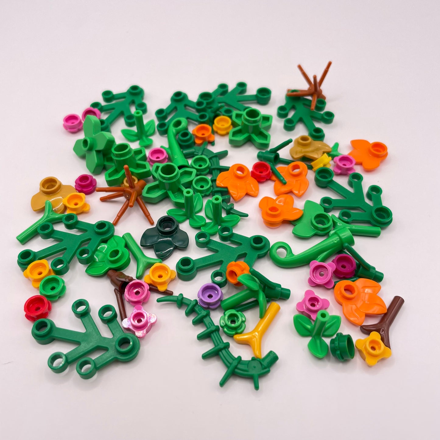 LEGO Flowers and Leaves, Mixed Colours, Plant, 70 Pieces