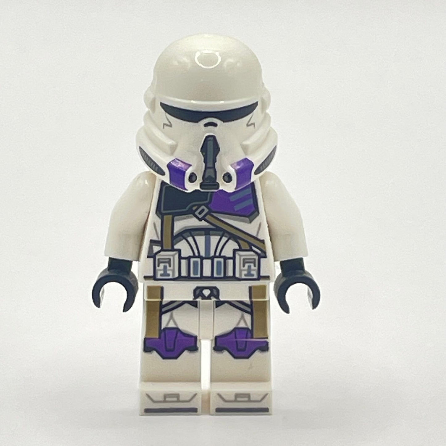 LEGO Clone Trooper Commander, 187th Legion (Phase 2) Nougat Head, Star Wars Minifigure (sw1206)