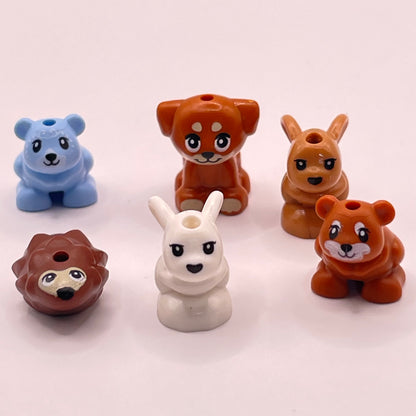 LEGO Baby Pets, Animals, Mixed Colours, 6 Pieces