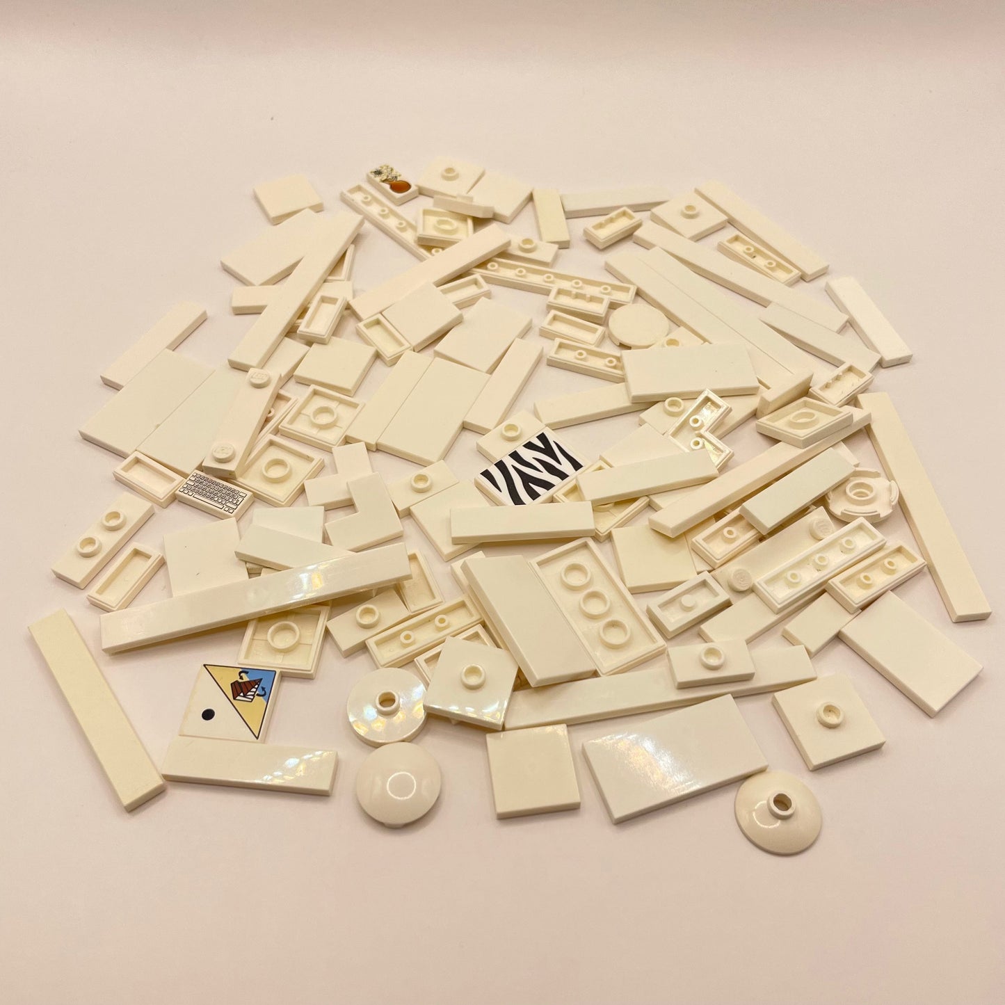 LEGO Tiles, White, Approx. 60g