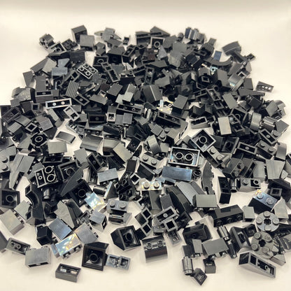 LEGO Black, Small Bricks and Slopes, Approx. 240g