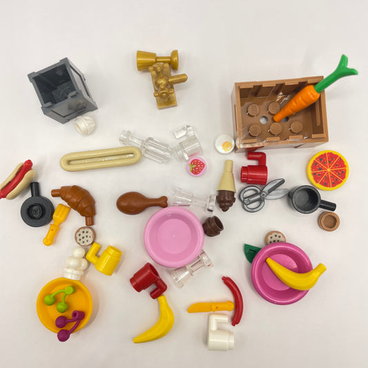 LEGO Food / Kitchen Bundle, Mixed Pieces (40 Pieces)