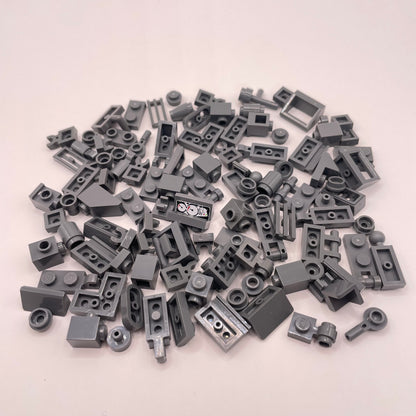 LEGO Greebling, Dark Bluish Grey, 100 Pieces