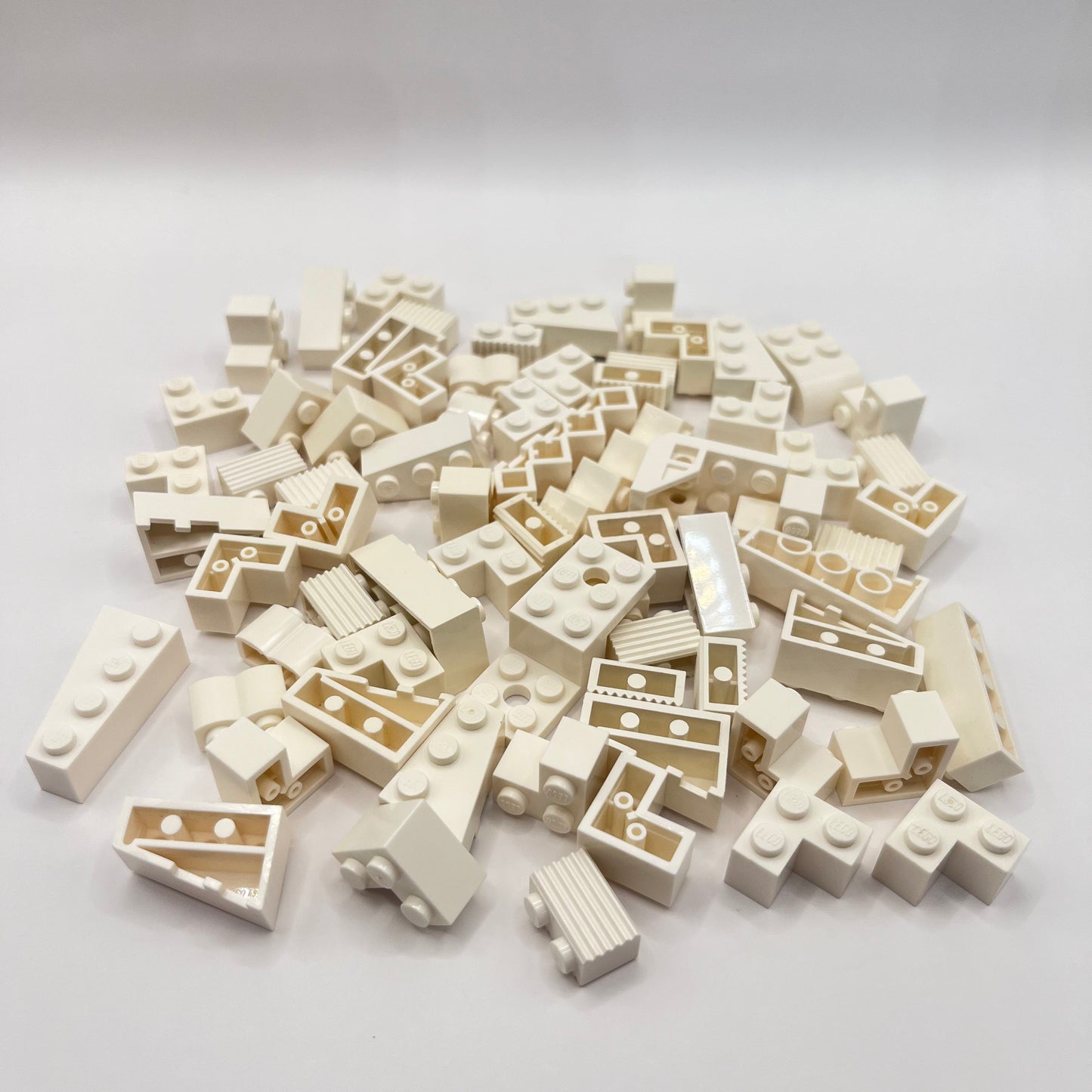 LEGO Mixed Bricks, White, Approx. 85g