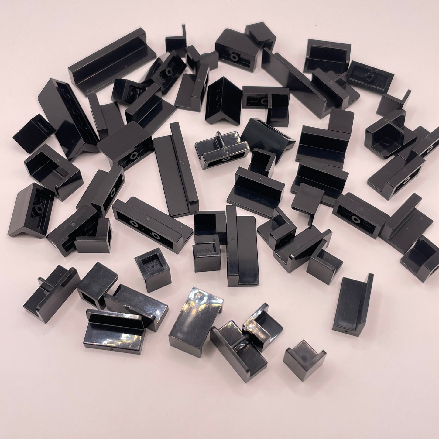 LEGO Black, Small Panels, Approx. 25g
