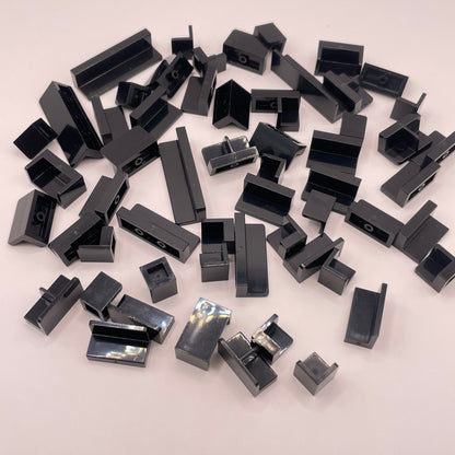 LEGO Black, Small Panels, Approx. 25g