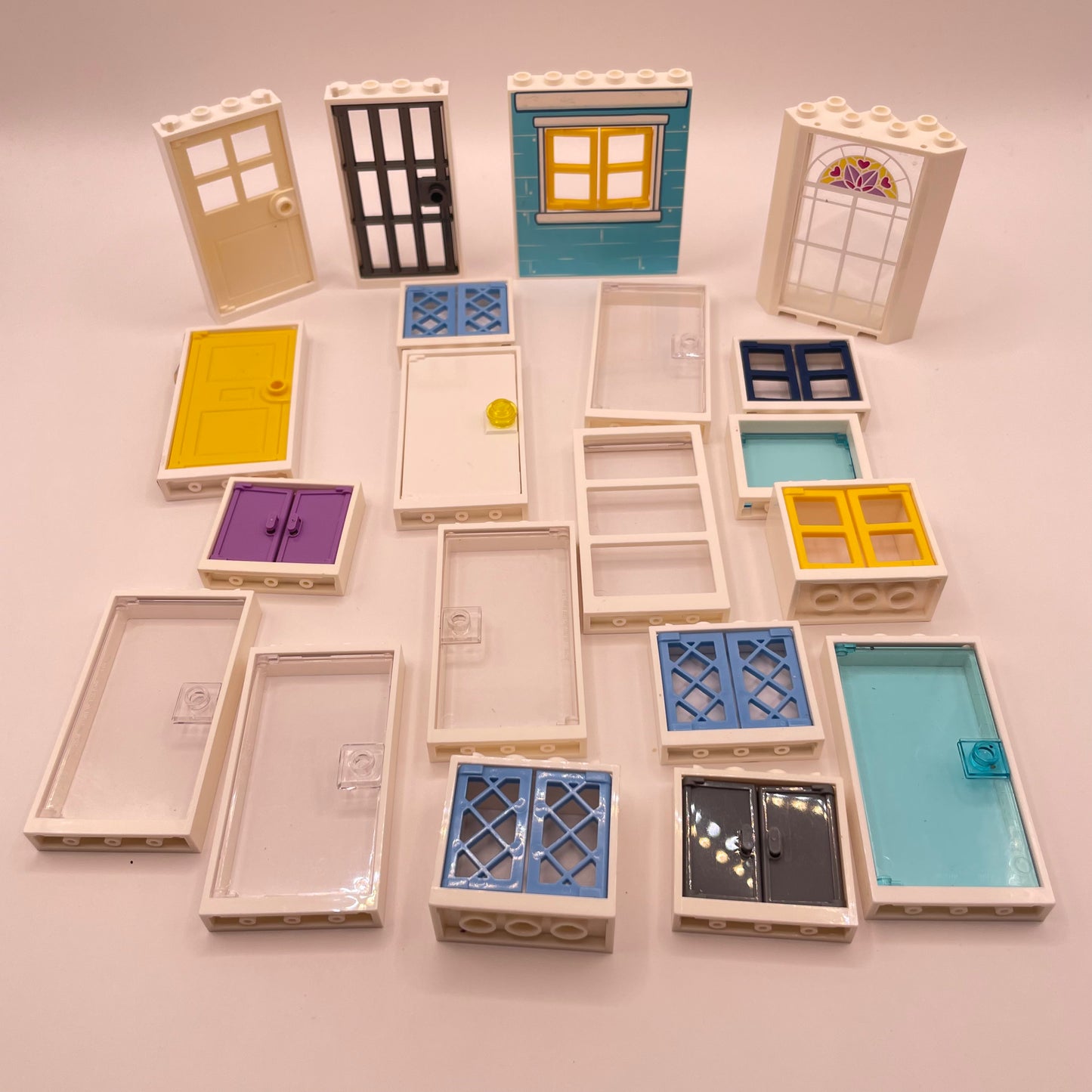 LEGO White, Doors and Windows, 20 Pieces