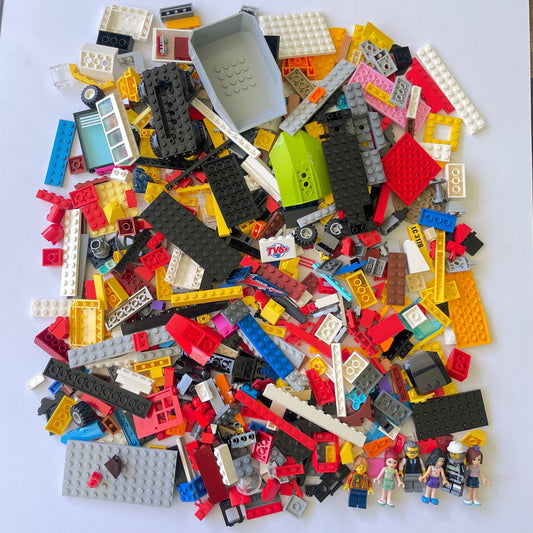 LEGO Fun Pack, Mixed Bag, Approx. 750g includes 6 Minifigures/Minidolls