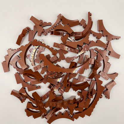 LEGO Arches, Reddish Brown, Building, Approx. 110g