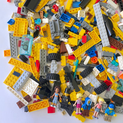 LEGO Fun Pack, Mixed Bag, Approx. 750g includes 6 Minifigures/Minidolls