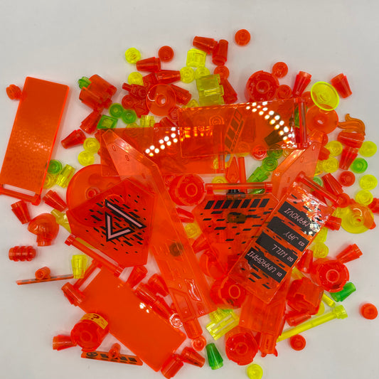 LEGO Transparent Mixed Neon, Approx. 70g
