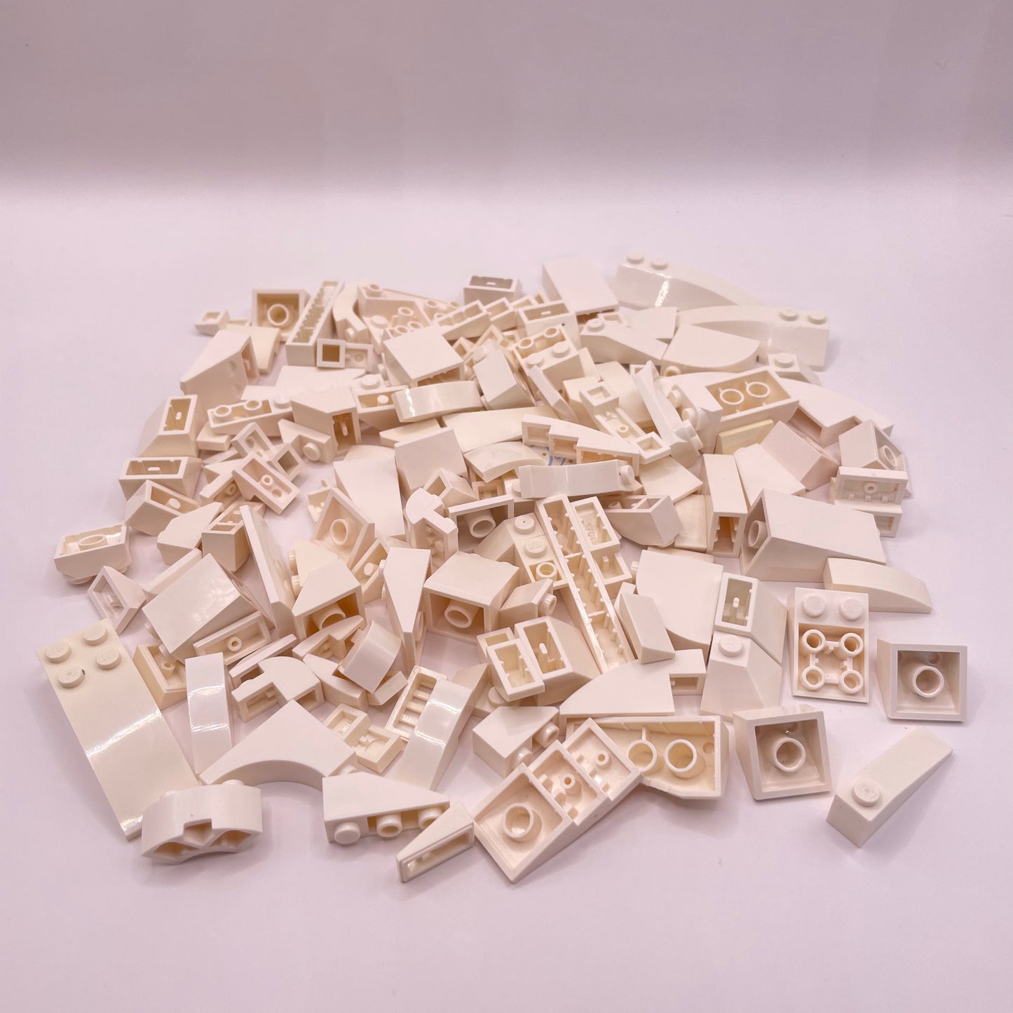 LEGO Mixed Slopes, White, Approx. 125g