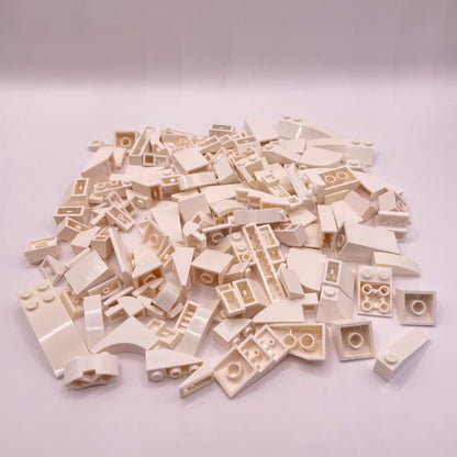 LEGO Mixed Slopes, White, Approx. 125g