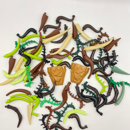 LEGO Vines and Rock, Earth Tones, 80 Pieces