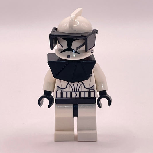 LEGO Clone Trooper (Phase 1) Black Visor and Pauldron, Star Wars, Minifigure, (sw0286)
