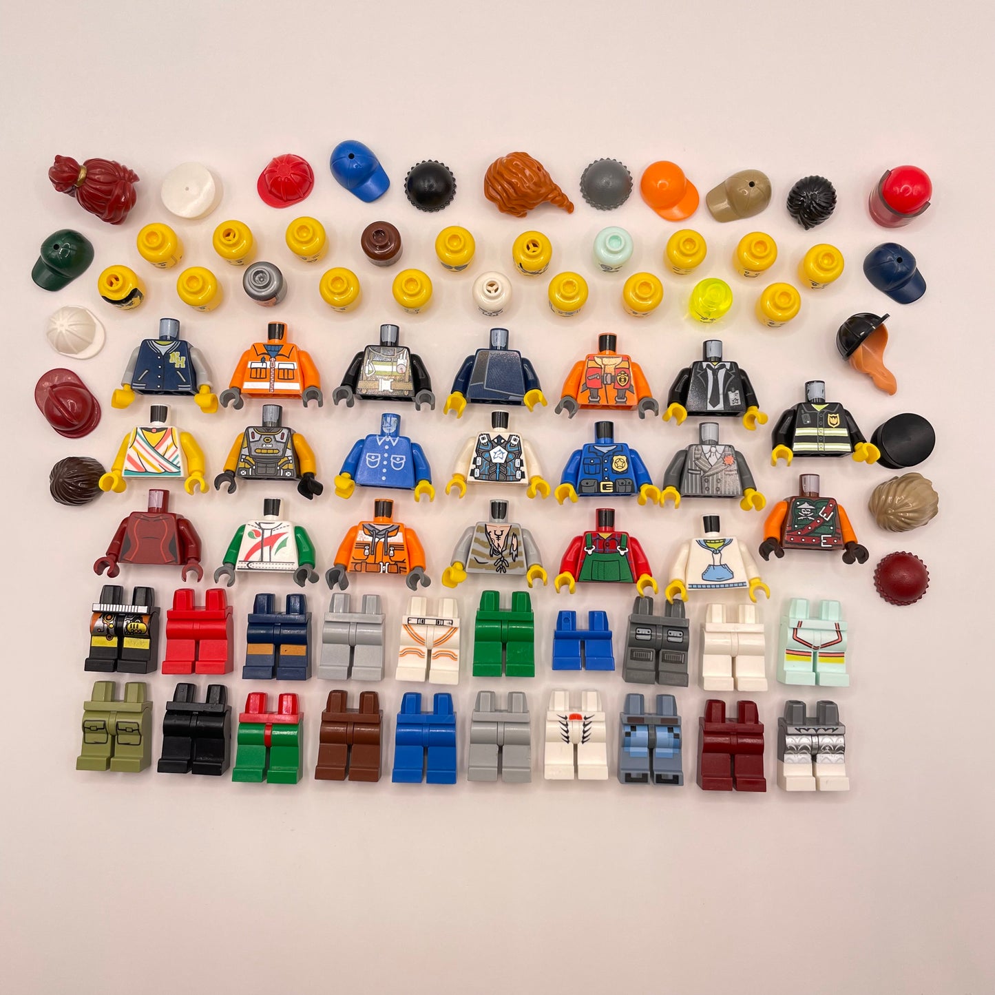 LEGO Build a Minifigure, Mix and Match City Figures, Set of 20