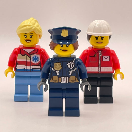 LEGO City Ladies Figures, Minifigures, Set of 3