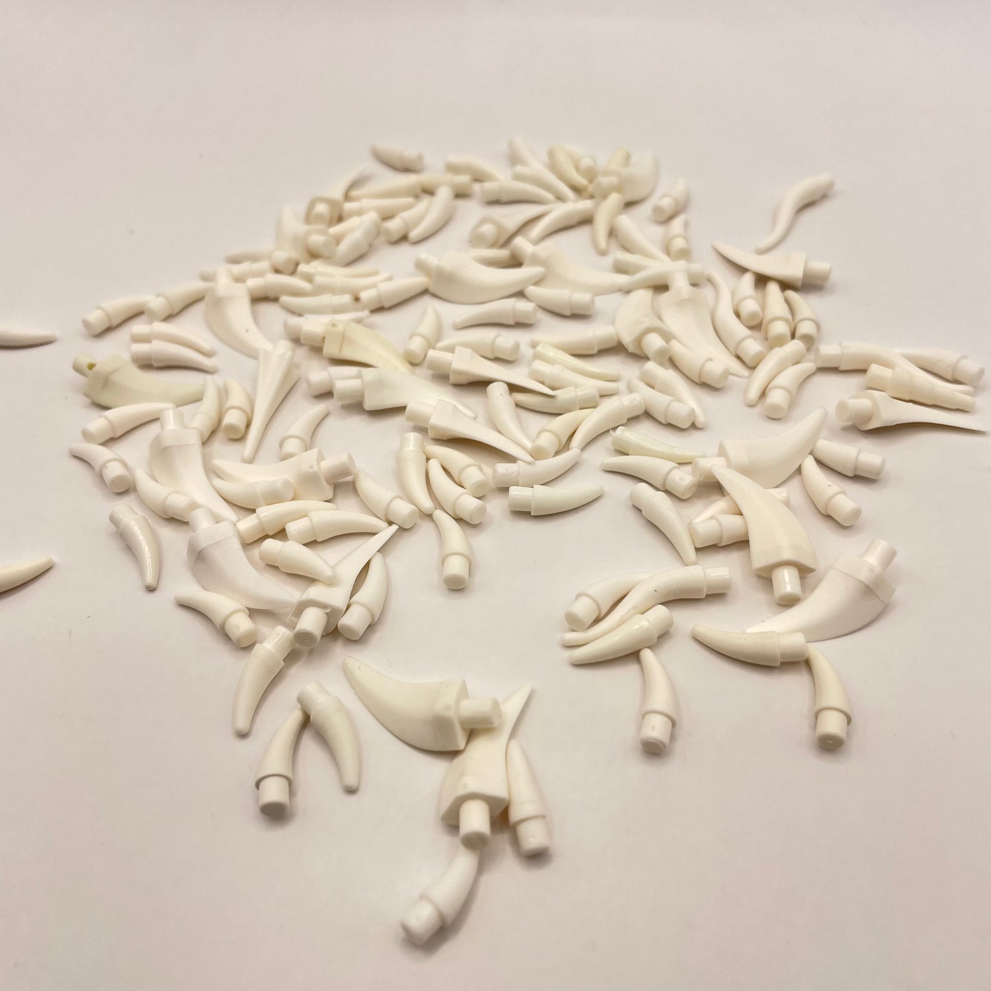 LEGO Horns and Spikes, White, 120 Pieces