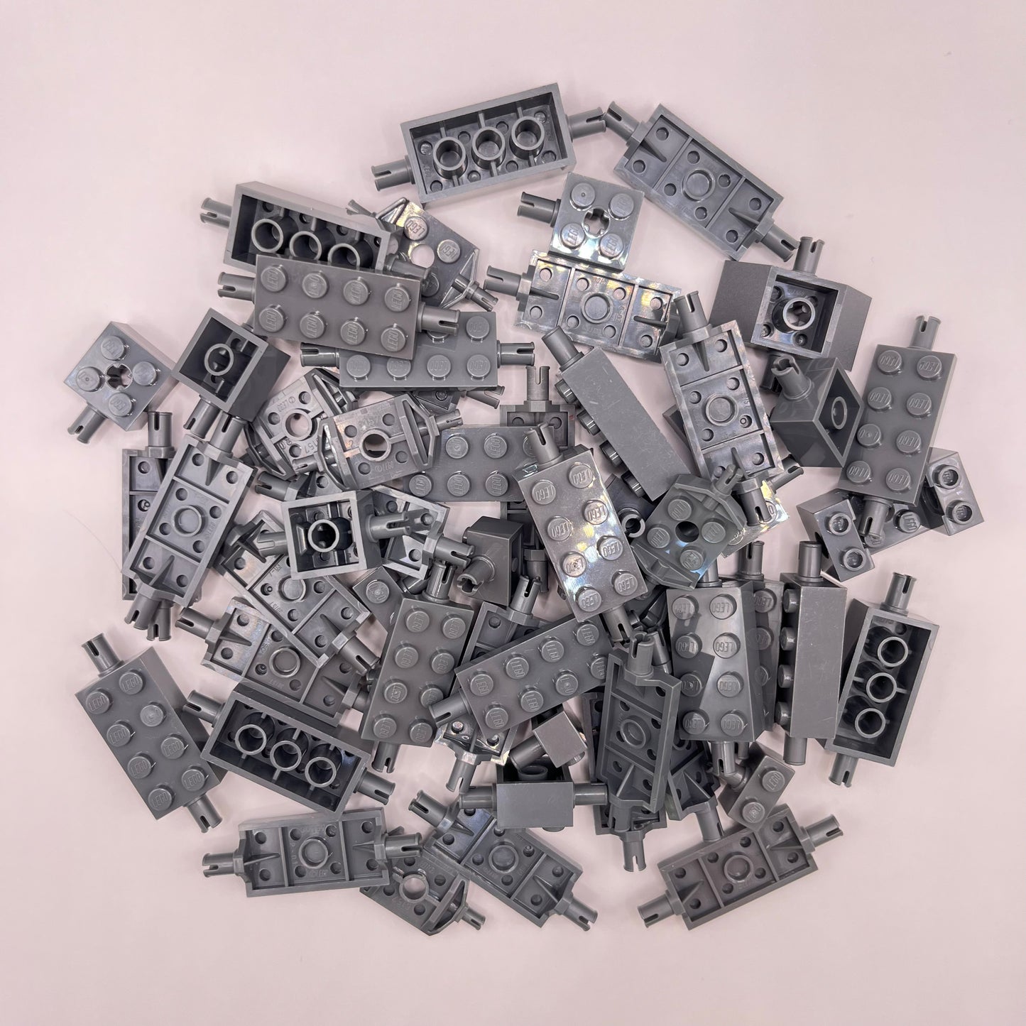 LEGO  Axles, Dark Bluish Grey, Approx. 100g