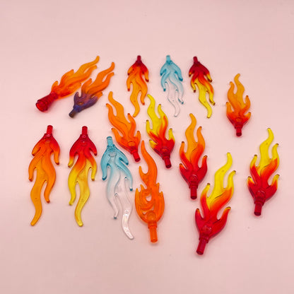 LEGO Trans-Mixed Colours Flames, Large (15 Pieces)