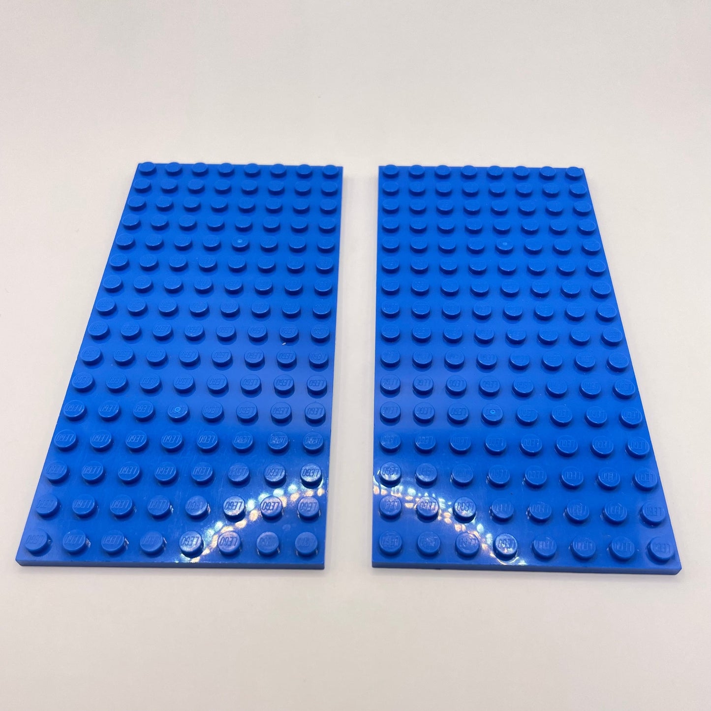 LEGO 8x16 Plates, Blue, 2 Pieces,
