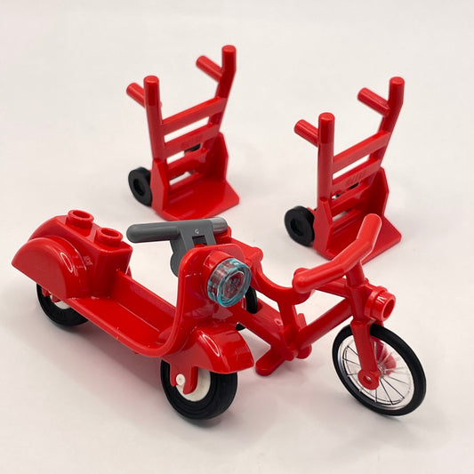 LEGO Bikes and Cargo Items, 5 Pieces