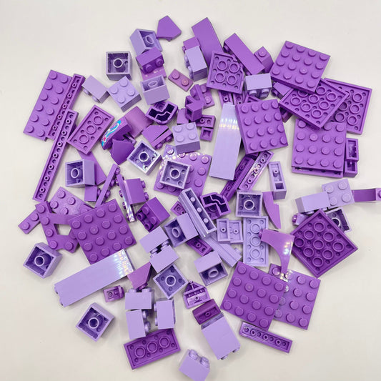 LEGO Mixed Bricks, Mixed Lavender, Approx. 110g