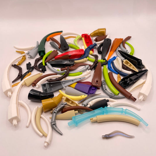 LEGO Large Horns and Claws, Mixed Colours, Animal, Approx. 90g